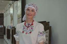 М. А. Лысаковская в национальном польском наряде.